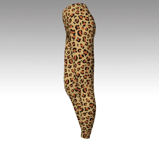 Leopard African Safari high waisted dance Leggings - Yoga pants